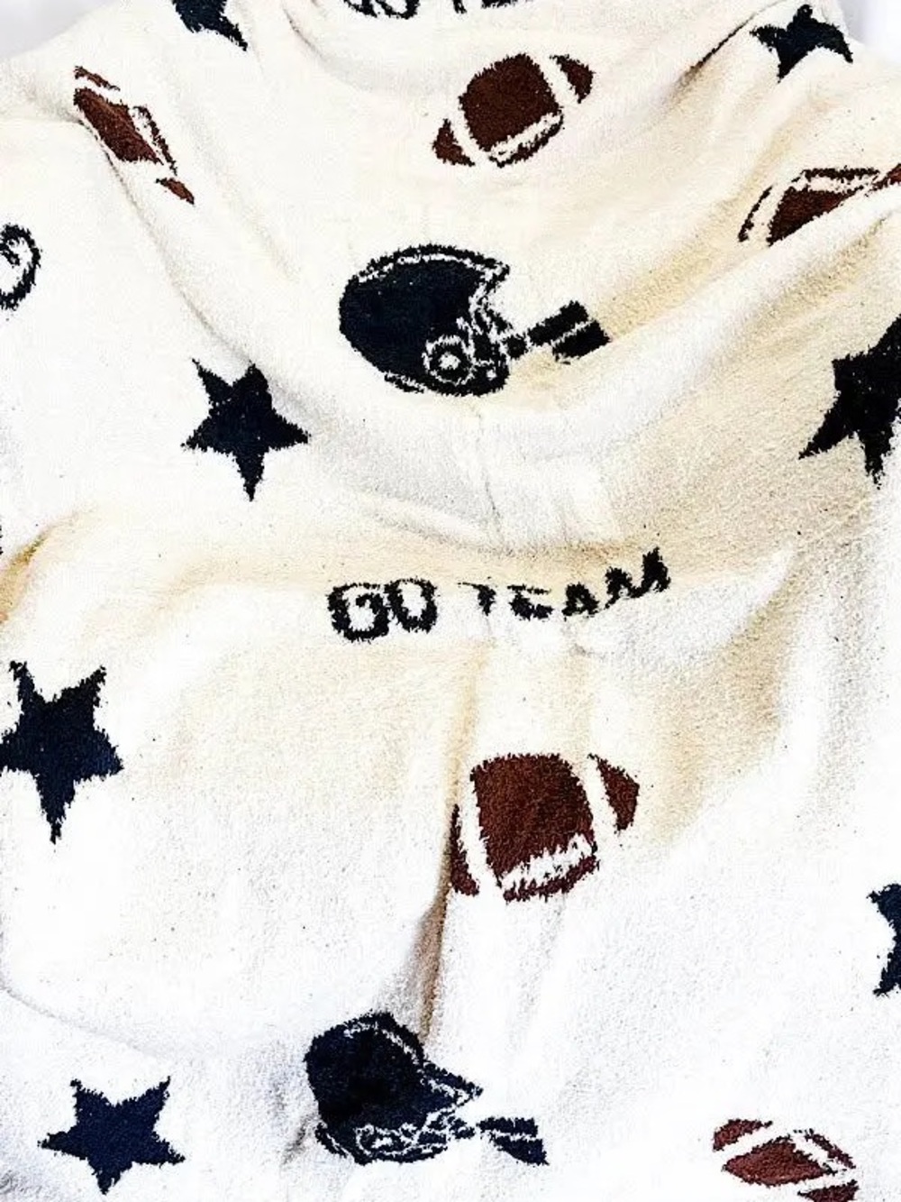 GO TEAM fleece blanket